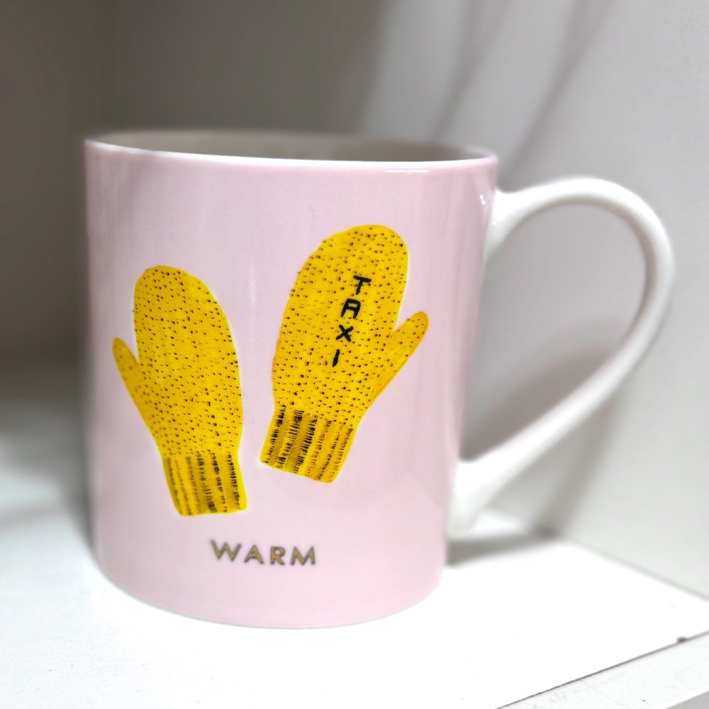 2/$30 ♠️ Kate Spade Porcelain “Things We Love: Warm Mittens” Mug ☕️